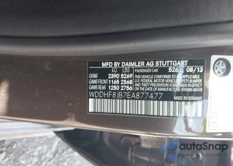 2014 Mercedes-Benz E 350 4Matic from USA, damaged, VIN WDDHF8JB7EA877477
